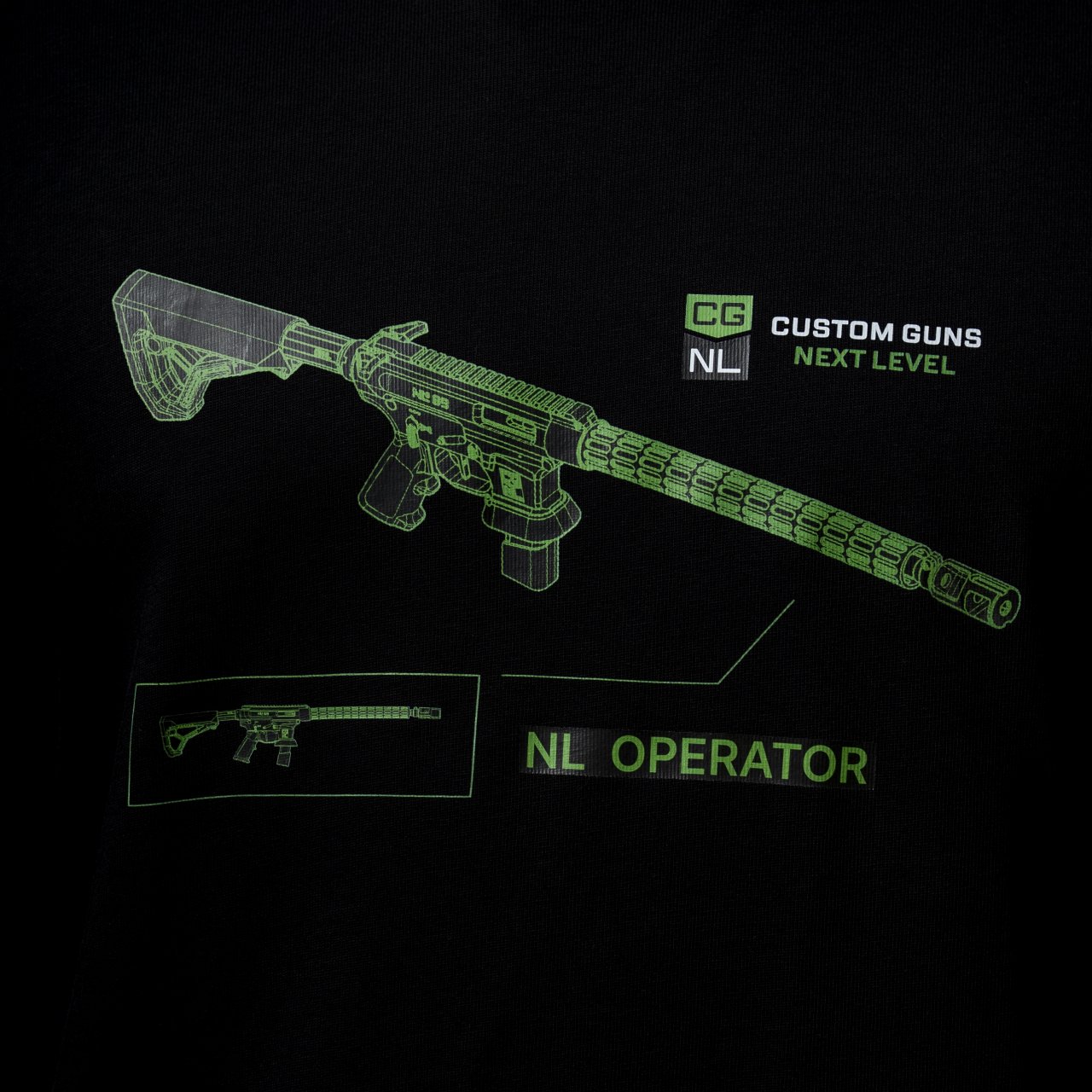 шелкография футболка NL operator CGNL