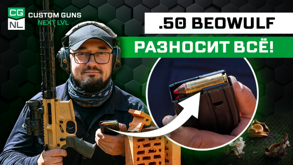 .50 Beowulf против кирпича и бумаги — разрушительный тест